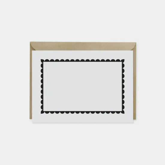 Little Scallop Border Note Cards {1}