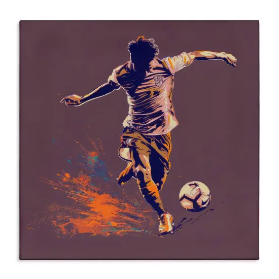 Stupell Industries Winning Goal Abstract Athlete Canvas Wall Art Design by Lazar Studio {1}