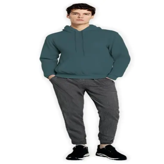 Gildan&reg; DryBlend Crew Neck Long Sleeve Hooded Sweatshirt Maroon {1}