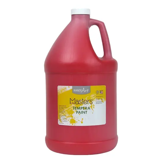 Little Masters&reg; Tempera Paint, Red, Gallon {1}