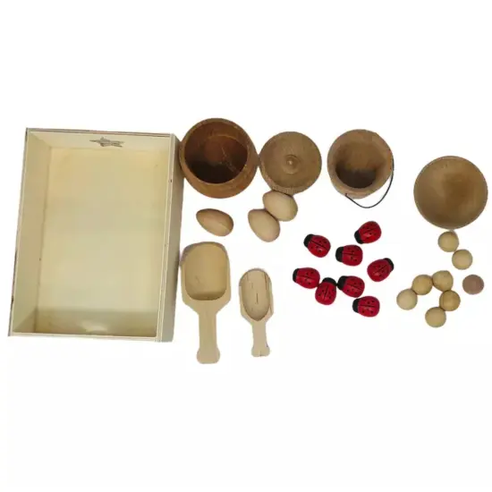 Kitcheniva Wooden Sensory Tray Sensory Kit My Little Sensory Tray Kids Crafts {2}