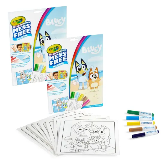 Color Wonder&reg; Coloring Pad & Markers, Bluey, 2 Sets {1}