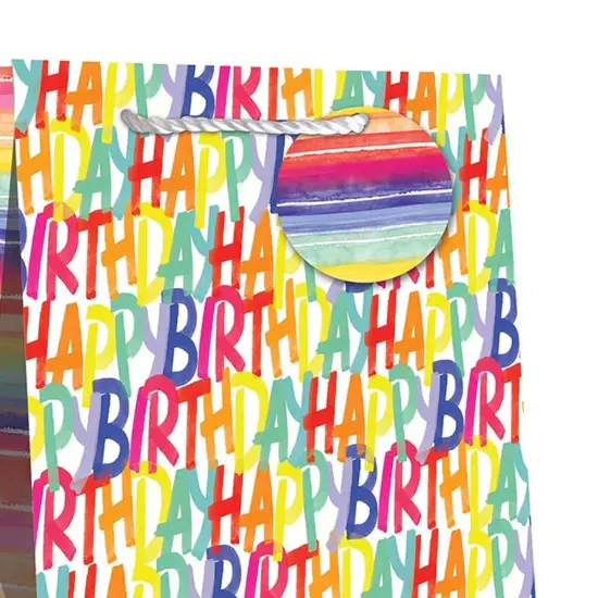 Patterned Gift Bags 14" x 7" x 17 1/2" Stylish Durable and Spacious {4}