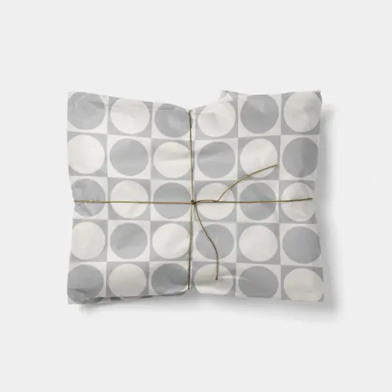 Circle Checker Gift Wrap VI {1}