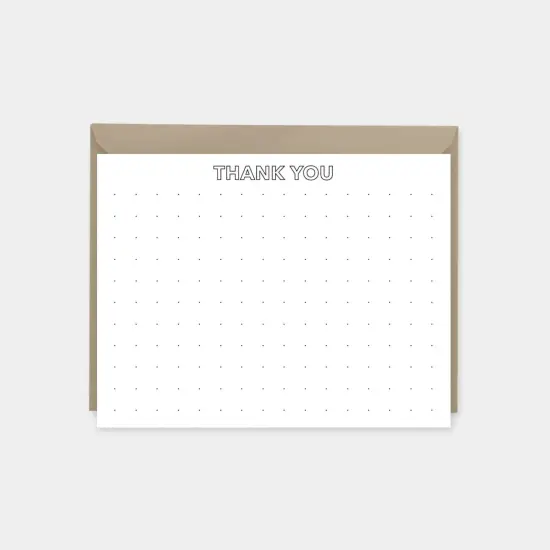 Microdot Square Point Grid Note Cards {1}