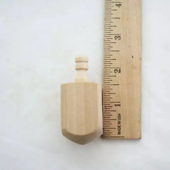 Kitcheniva Wooden Dreidel Wood Spin Top Toy Party Favor Crafts DIY {3}