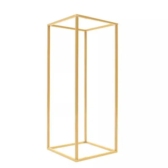 4X Gold Metal Flower Stand Balloon Stand 60cm for Wedding Stage Decoration {3}