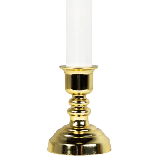 Northlight LED Lighted Window Candle with Automatic Timer - 8.5" White {5}