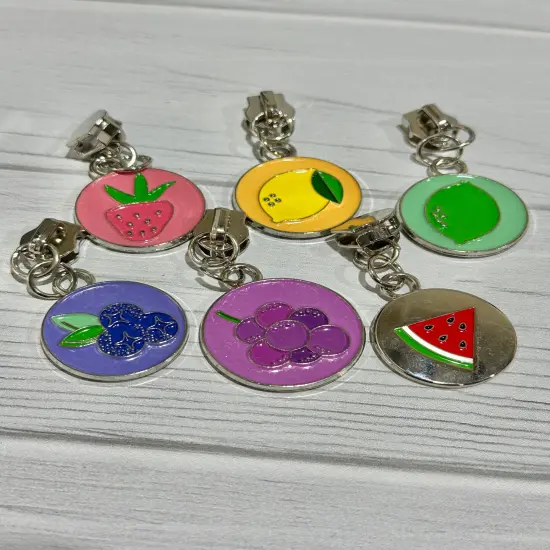Fruit zipper pulls {1}