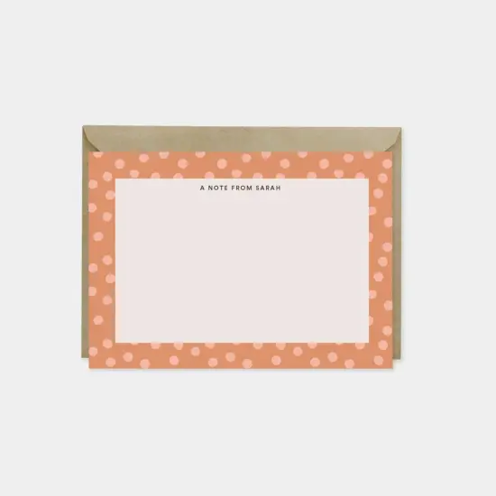 Note Cards with Patterned Border II {1}