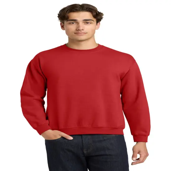 Gildan&reg; Heavy Blend Long Sleeve Crew Neck Sweatshirt Red {1}