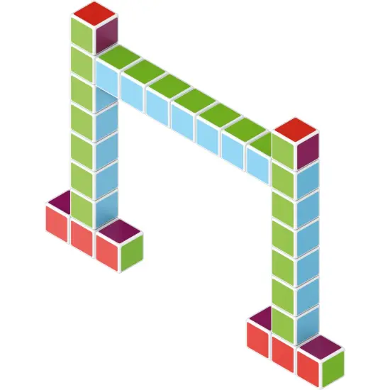 Magicube&trade; 27 Piece Multicolored Free Building Set {2}