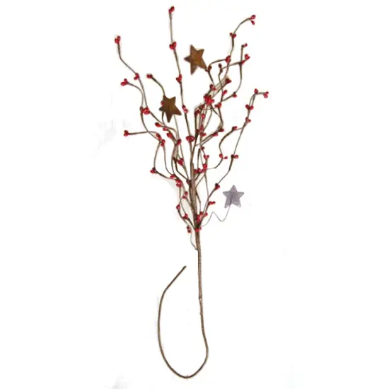 Decorative Pip & Star Spray Bright Red {1}