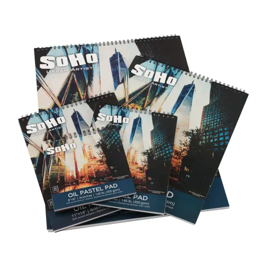 SoHo Urban Artist Oil Pastel Pad Multipacks {2}