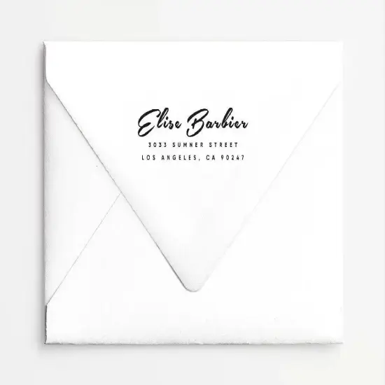 Address Stamp No. 6, Return Address {1}