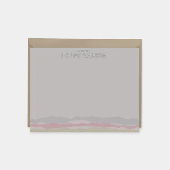 Torn Paper Edge Note Cards V {1}