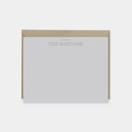 Outline Type Note Cards VII {1}