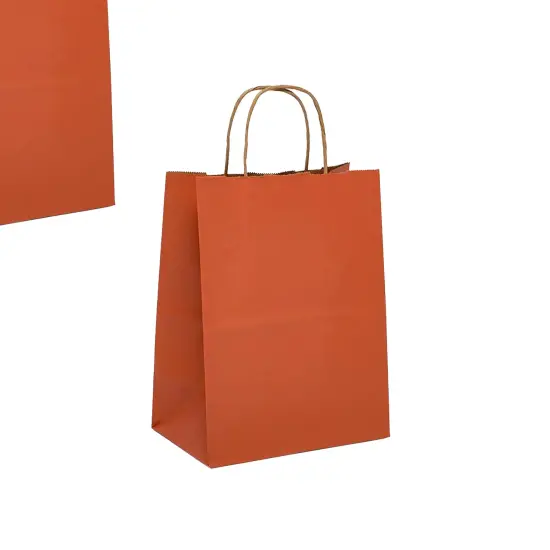 Kraft Paper Tinted Shopping Bag 16" x 6" x 12" {2}
