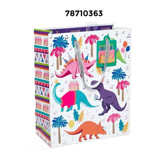 Patterned Gift Bags 10" X 4" X 8" {2}