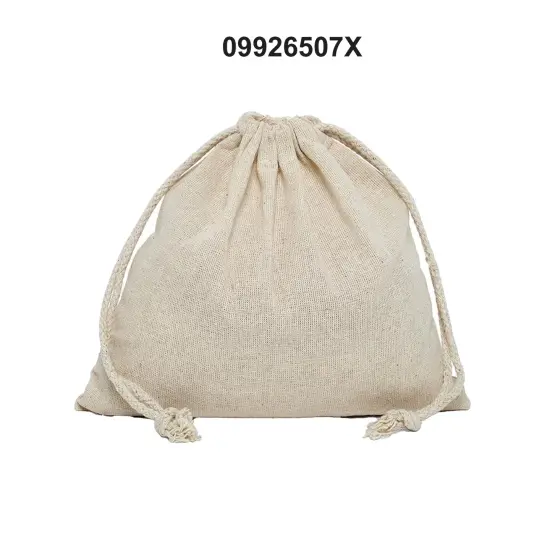 Compact Cotton Muslin Pouch 5" x 7" {2}