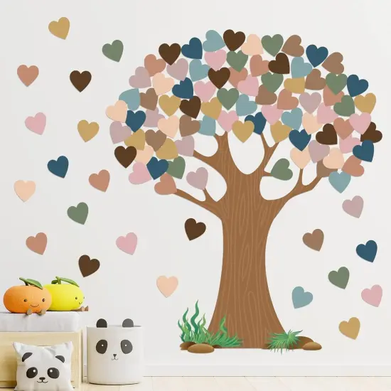 102 Pcs Boho Classroom Tree Bulletin Board {4}