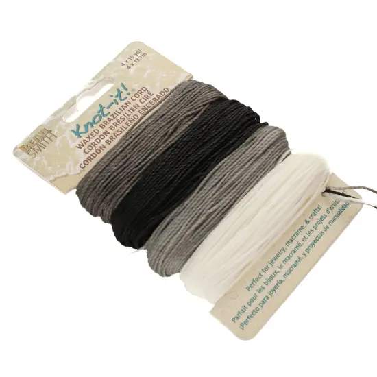 The Beadsmith Brazillian Waxed Cord Mix Day and Night {5}