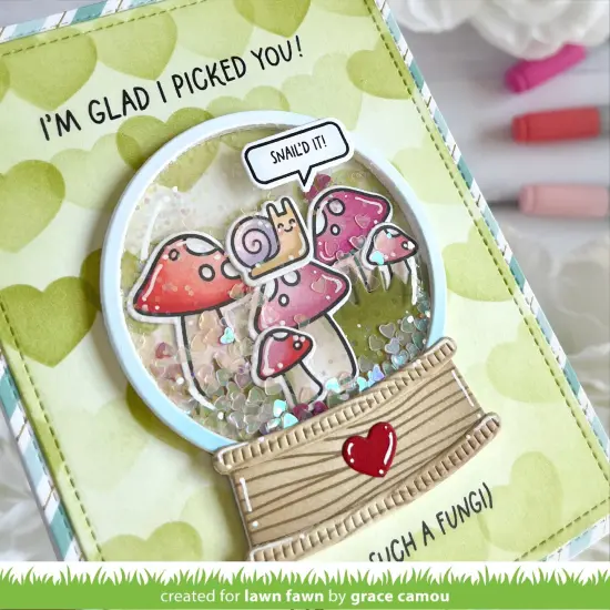 Lawn Fawn Clear Stamps 3"X4" -To My Fungi {3}