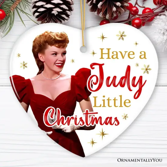 Have a Judy Little Christmas Ornament, Vintage Meet Me in St. Louis {1}