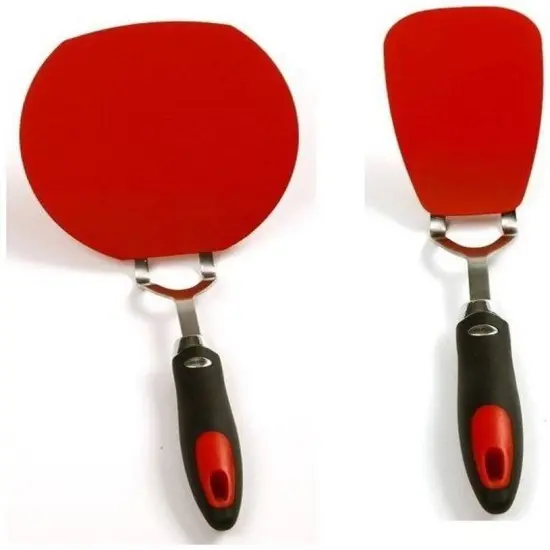 Norpro Small / Large Grip-EZ Stainless Steel / Nylon Flexible Turner Spatula Set {1}