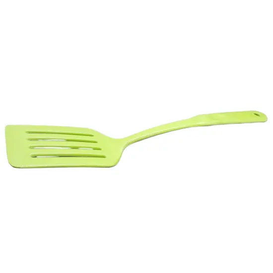 Handy Housewares 12.5" Long Handled Colorful Melamine Slotted Cooking Turner Spatula {5}