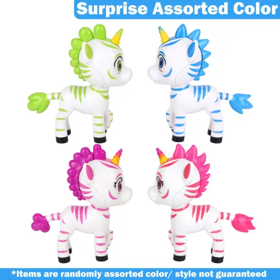 Zoonicorn: Emoteez - Surprise Assorted Character (Aliel, Ene, Promi OR Valeo) - 4" Miniature Toy Figure, Light-Up Horn, Unique Eye Expressions, Kid 3+ {3}