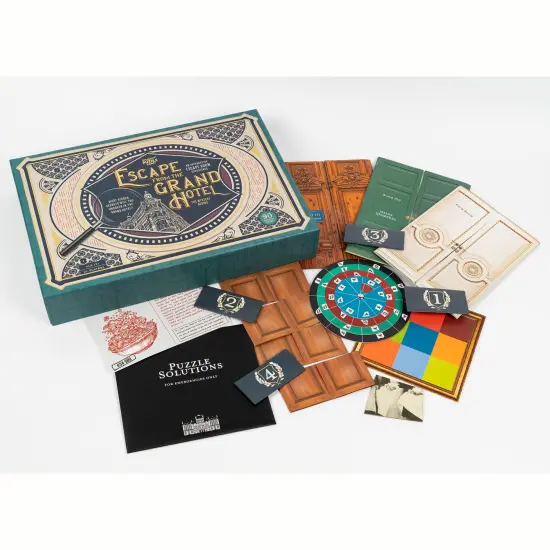 Professor Puzzle: Escape From The Grand Hotel - An Escape Room Game, Interactive Mystery Experience, Uncover Secrets, Ages 12+, 2+ Players, 90 Min {4}
