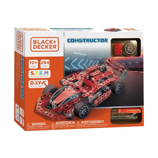 Black+Decker Constructor - Racer Set 287 Pcs {1}
