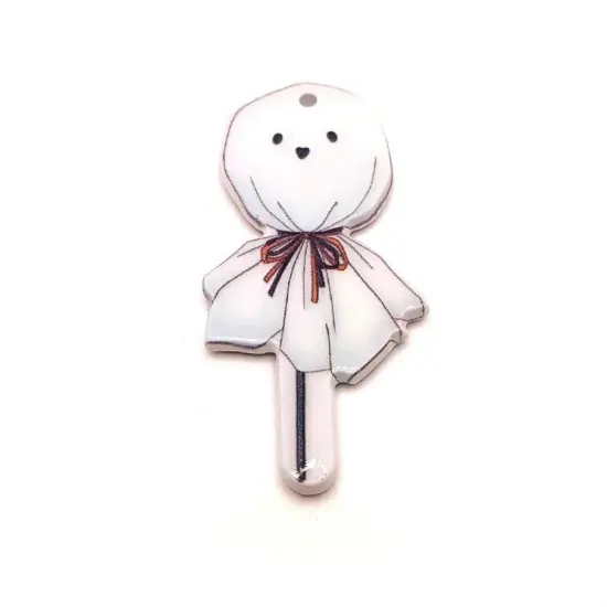 Halloween Ghost Lollipop Pendant, 45x21mm {2}
