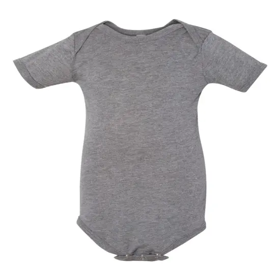 BELLA + CANVAS&reg; Infant Triblend Short Sleeve One Piece Grey Triblend {1}