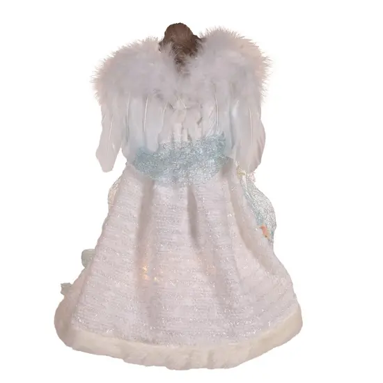 Kurt Adler 14-Inch UL 10-Light Coastal Beach Angel Tree Topper {2}