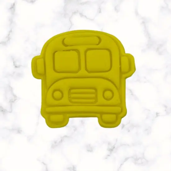 School Bus Cookie Cutter and Stamp {2}