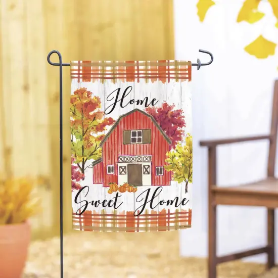 Barn Home Sweet Home 2 Sided Garden Flag {3}