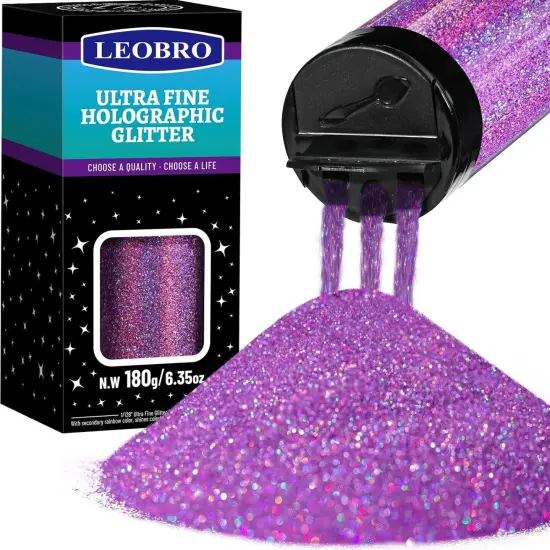 180G/6.35OZ Holographic Ultra Fine Glitter for Resin {1}