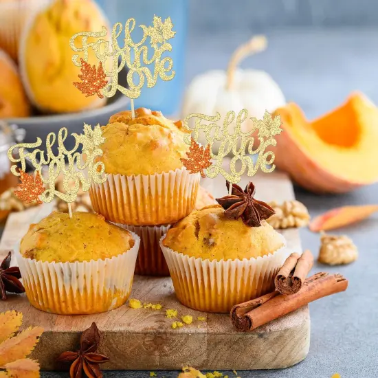 Fall Cupcake Toppers {3}