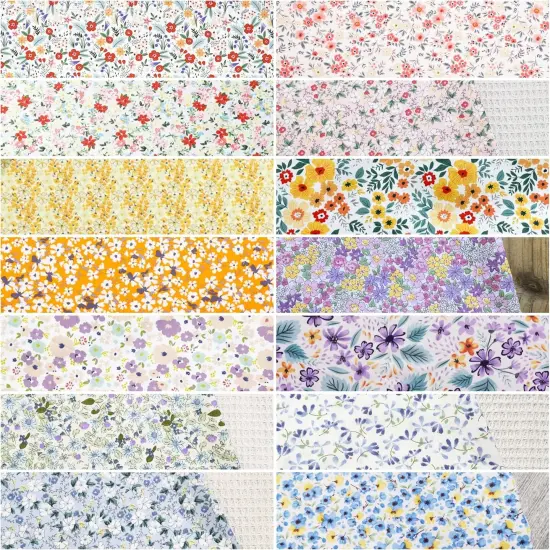 42-10" Quilting Cotton Fabric Bundles Printed Floral Craft Fabric Precut 100% Cotton {4}