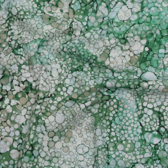 1 Yard Northcott Woodland Moss Bubbles Printed Quilting Cotton Fabric 43 Inches Width {1}