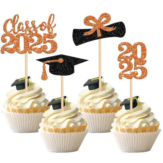 Graduation Theme Cupcake Toppers {1}