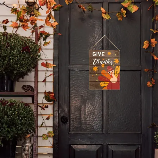 Fall Hanging Sign Wall Art Decor - 7.8&times;10.2 Inches {5}