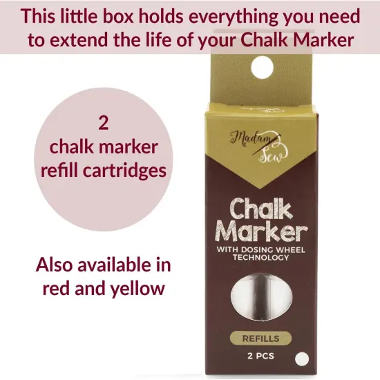 Fabric Chalk Markers (White) {3}