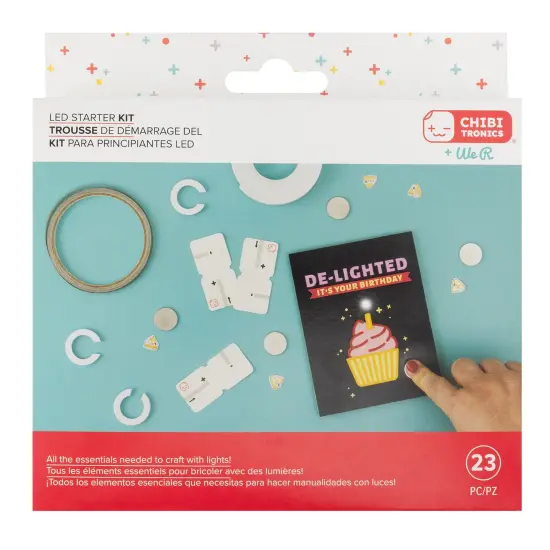 We R Chibitronics Mini Starter Kit-White/Blue/Pink/Yellow {1}