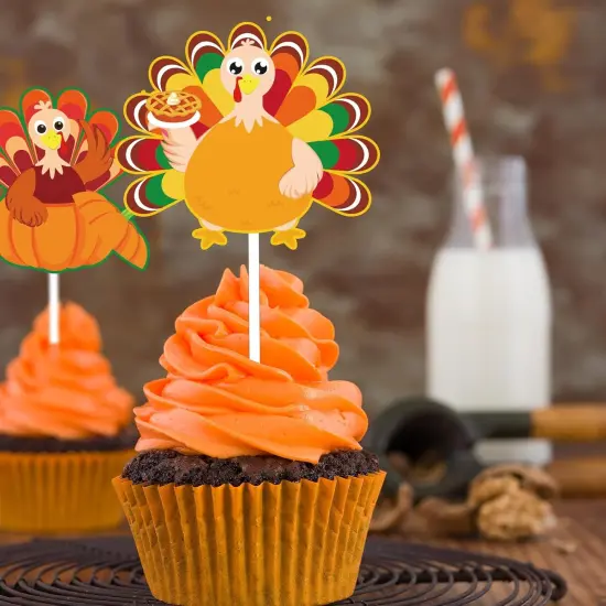 Thanksgiving Cupcake Topper {5}