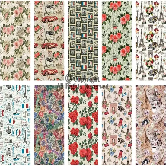 25 Options- 100% Cotton Quilting Fabric Bundles 10pcs Fat Quarters 18&rdquo;x21&rdquo; {2}