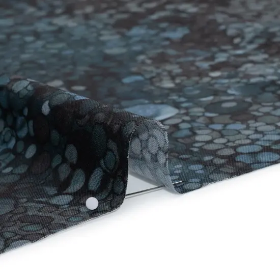 1 Yard Slate Bubbles Printed Quilting Cotton Fabric by Northcott Bliss Collection 43" Width {3}