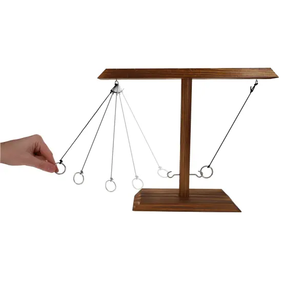 Pacific Shore Games 2 Player Wooden Ring Toss Game {2}